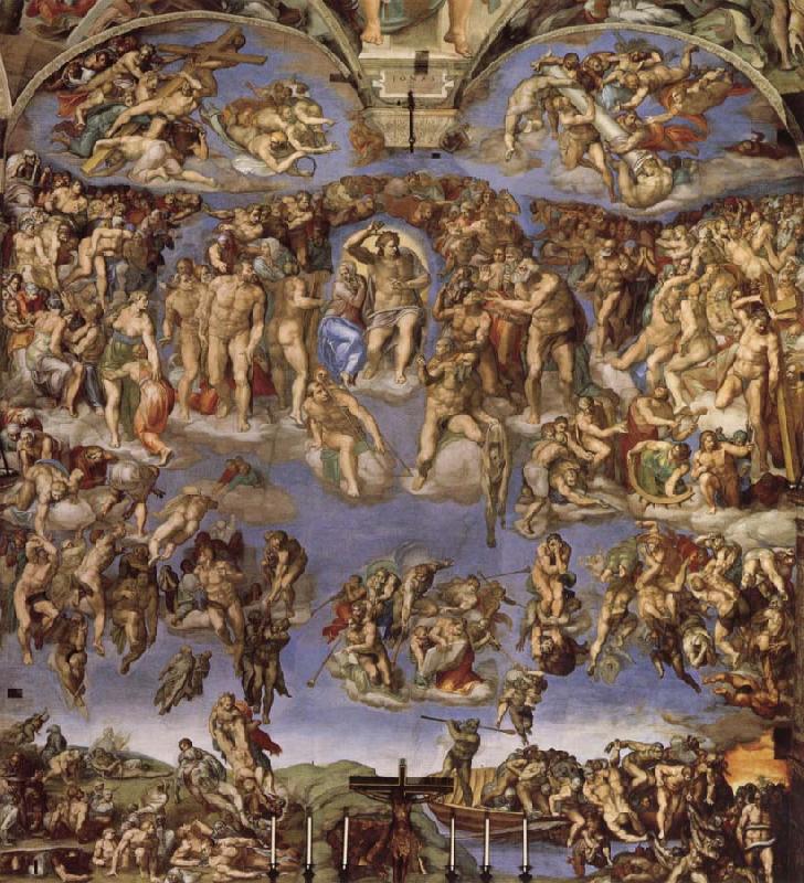 Michelangelo Buonarroti Last Judgement oil painting image